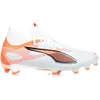 Image de Chaussures de Football - PUMA - Ultra 5 Match+ - Blanc Noir Rouge - Moulés - Respirantes