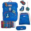 Image de Set de cartables - SCOUT - Blue Dino - 4 pièces - Sac à dos moderne - Sécurité renforcée