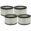 Image de vhbw 4x filtre compatible avec Germania 20l (175100109) aspirateur de cendres - filtre HEPA noir / blanc