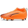 Image de Chaussures de football enfant Puma Ultra 6 Match+ LL FG/AG - orange