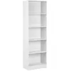 Image de Bibliothèque 5 étagères WINNIPEG 174 cm Blanc