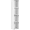 Image de Bibliothèque 4 étagères WINNIPEG 143 cm Blanc