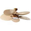 Image de Ventilateur de plafond avec lampe BORMEJO Avec télécommande Doré