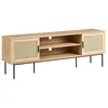 Image de Meuble TV PASCO Rotin Marron clair