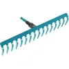 Image de GARDENA Râteau de jardin 41cm Combisystem® - Acier robuste - 16 dents   Ratissage & nivellement du sol   Garantie 25 ans (3179-20)