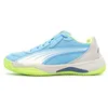 Image de Chaussures de Padel Bleu/Vert Homme Puma Nova Court