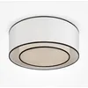 Image de Plafonnier - Maytoni - Bergamo - Cylindrique - 3 lumières - Métal blanc et noir - E27