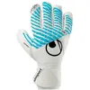 Image de Gants de gardien Uhlsport FM Cybertec Supersoft HN - blanc/cyber bleu/noir