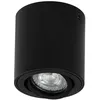 Image de OSRAM Spot Spot Surface Round pour montage au plafond noir culot GU10 peut être équipé dune lampe normale ou intelligente