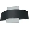 Image de OSRAM ENDURA Style Shield Square luminaires extérieurs LED avec émission de lumière en haut et en bas en gris foncé en aluminium