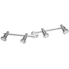 Image de OSRAM Spot LED GU10 4 têtes orientable avec LED OSRAM blanc chaud (2700 K) spot plafond ou applique en nickel 104W 920 lm