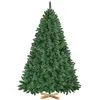 Image de Yaheetech Sapin de Noël Artificiel avec Support en Métal et Bois en Forme X avec 903 Branches 183 cm H Vert