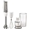 Image de Mixeur-Batteur 3 en 1 Braun MQ525 - 600w - easy speed control - blanc et gris