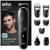 Image de BRAUN - Kit tondeuse multi-usages 7 en 1 - SERIE 3 - rechargeable - autonomie 80 min - noir- MGK3440