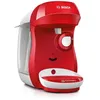 Image de Machine à café multi-boissons - BOSCH TAS1006 - TASSIMO T10 HAPPY - Rouge et blanc - Arrêt automatique - T-Disc