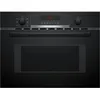 Image de Four combiné micro-ondes Encastrable - BOSCH SER4 - CMA583MB0 Noir - Vol four: 44l - 5 modes de cuisson -H454xL594xP570mm