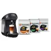 Image de Machine à café Tassimo Happy noir + 3 packs de T- Discs - BOSCH - TAS102EC3