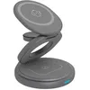 Image de Support de Charge sans Fil 3-en-1 - ICY BOX - Charge Magnétique - Angles Flexibles - Base Rotative