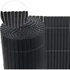 Image de WOLTU Canisse PVC pour jardin balcon terrasse. Balcon clôture brise-vent. Stores Balcon. Brise vue 300x100cm. Gris