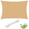Image de WOLTU Voile d ombrage 3x5m rectangulaire en HDPE protection UV pour jardinterrasse ou camping Sable