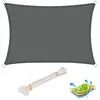 Image de WOLTU Voile d’ombrage rectangulaire en polyesterprotection contre le soleil avec protection UV pour jardin ou camping5x7m Gris