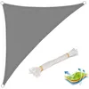 Image de Voile dombrage triangulaire WOLTU en HDPE protection UV pour jardin ou camping 2.5x2.5x3.5m Gris