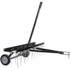 Image de Wiltec Scarificateur Trainé Largeur de travail 100cm Ressorts en acier 165 cm Hauteur réglable 18 et 22 cm Scarificateur Poids 15 K