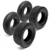 Image de Wiltec Lot 2x Pneu 16x6.50-8 et 2x Chambre à air   Valve droite   420 x 420 x 130 mm   4 PR   capacité de charge 300 kg   pour Tonde