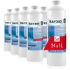 Image de Höfer Chemie 24 x 1 L BAYZID® Algicide Anti Algue pour Piscine - Anti-Algues Non Moussant - Double Action Curative et Préventive