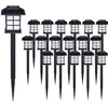 Image de Set de 18x lampes solaires LED Lumière pour jardin balon terrasse