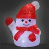 Image de Figurine lumineuse LED en acrylique Bonhomme de neige lumineux Taille S Illumination Décoration de Noël Décoration LED
