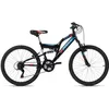 Image de VTT enfant Tout Suspendu 24 Zodiac noir-rouge TC 38 cm KS Cycling