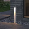 Image de Sogood Lampe LED sur Pied Extérieure 5W avec LED Lampe Jardin Étanche IP65 3000K Light Extérieure Blanc BaldersLights 6x6x60cm