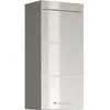 Image de Meuble de salle de bain Rangement haut - 1 porte - Blanc - L 37 x P 23 x H 77 cm - AMANDA