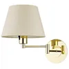 Image de Applique murale - Lindby - lampe murale - Tissu textile - laiton poli crème