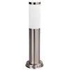 Image de Borne lumineuse - Lindby - éclairage extérieur - Acier inoxydable - acier inoxydable blanc