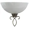 Image de Applique murale - Lindby - lampe murale - Verre - noir doré brossé albâtre