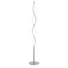 Image de Lampadaire salon ampoules LED - Lindby - lampe sur pied - - nickel satiné blanc