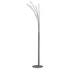 Image de Lampadaire salon ampoules LED - Lindby - lampe sur pied - Aluminium - nickel mat blanc