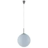 Image de Suspension - Lindby - lampe suspendue - Verre - nickel satiné blanc