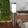 Image de Lindby lampe solaire LED Aleeza en inox gris 9945257