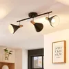 Image de Lindby Spot Arina à intensité variable (Moderne) en Noir Métal e. a. pour Chambre coucher (à 3 lampes E14) Lampe encastrable