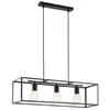 Image de Suspension - Lindby - lampe suspendue - - 72 x 20 x 20 cm - noir mat