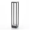 Image de Borne Solaire de Jardin - LUCANDE - 1250 lm - Blanc chaud - IP65 - Aluminium 65 cm