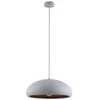 Image de Lindby Suspension Gerwina à intensité variable (Moderne) en Blanc Métal e. a. pour Salon & Salle manger (1 lampeà E27) Luminaire