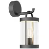 Image de Lucande Applique Exterieur Cassian à intensité variable (Moderne) en Noir Aluminium (1 lampe à E27) Murale Luminaire Lampe Jardin
