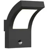 Image de LED Applique extérieure Advik (Moderne) en Noir Aluminium (1 lampeà) pour mur extérieur/façade de maison terrasse und balcon