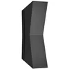 Image de LED Applique Exterieur Maniela (Moderne) en Noir Aluminium (1 lampeà) Murale Luminaire Lampe Jardin Eclairage d'exterieur