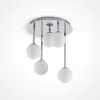 Image de Plafonnier - Lindby - lampe de plafond - Verre - chromé blanc
