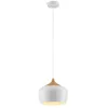 Image de Lindby Suspension Vilsera à intensité variable (Scandinave) en Blanc Métal e. a. pour Salon & Salle manger (1 lampeà E27)